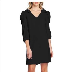 Nordstrom | CeCe Bow Detail Ruffle Sleeve Crepe Dress